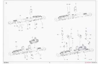 Сборная модель USS WORCESTER CL-144 CRUISER