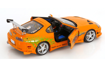 TOYOTA Supra MK4 (A80) Fast&Furious, Brian (2001), orange-metallic green