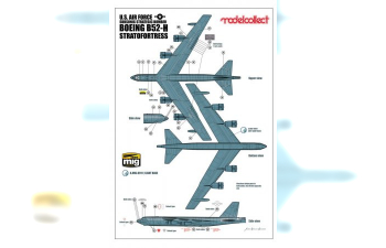 Сборная модель B-52H U.S. Stratofortress strategic Bomber