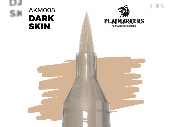 Маркер акриловый PLAYMARKER - Тёмно-телесный / DARK SKIN – PLAYMARKER