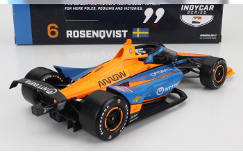 McLAREN Team Arrow Mclaren Sp №6 Indy 500 Indycar Series (2023) Felix Rosenqvist, Light Blue Orange