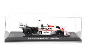 WILLIAMS F1 Fw04 №21 Season (1975) Jacques Laffite - Con Vetrina - With Showcase, Red White