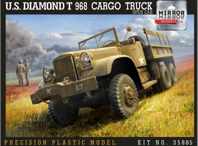 Сборная модель U.S. Diamond T 968 Cargo Truck Open Cab