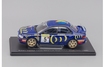 SUBARU Impreza, Rallye Monte Carlo №5, Carlos Sainz - Luis Moya (1995), blue