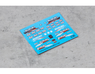 Декаль наклейки на мотор Suzuki