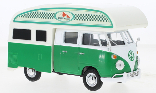 VOLKSWAGEN T1 DoKa Camper Outdoor Camping (1970), white/green