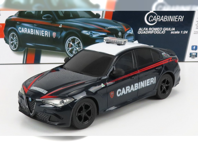 RC ALFA ROMEO Giulia Quadrifoglio Carabinieri Police (2015), Blue