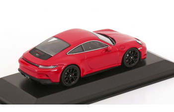 PORSCHE 911 (992) GT3 Touring (2021), Indian red / black rims