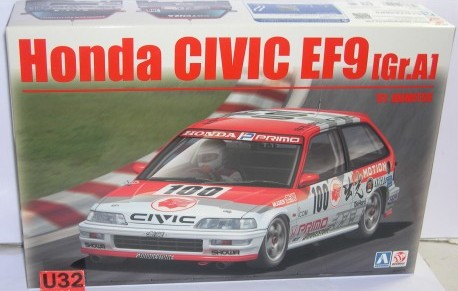 Сборная модель Honda Civic EF9 (Gr.A), Idemitsu 1991