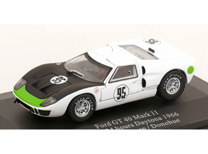 FORD GT 40 MK II №95 24h Daytona, Hansgen/Donohue (1966), white/black