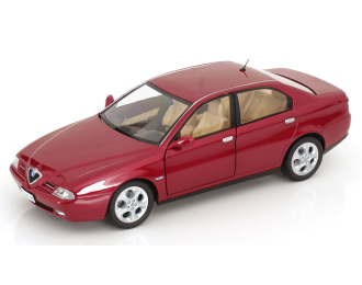 ALFA ROMEO 166 3.0 V6 (1998) – Beige Interior, Rosso Proteo Met Red