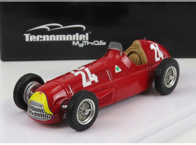 ALFA ROMEO F1 Alfetta 159 N24 World Champion Winner Swiss Gp (1951) Juan Manuel Fangio, Red