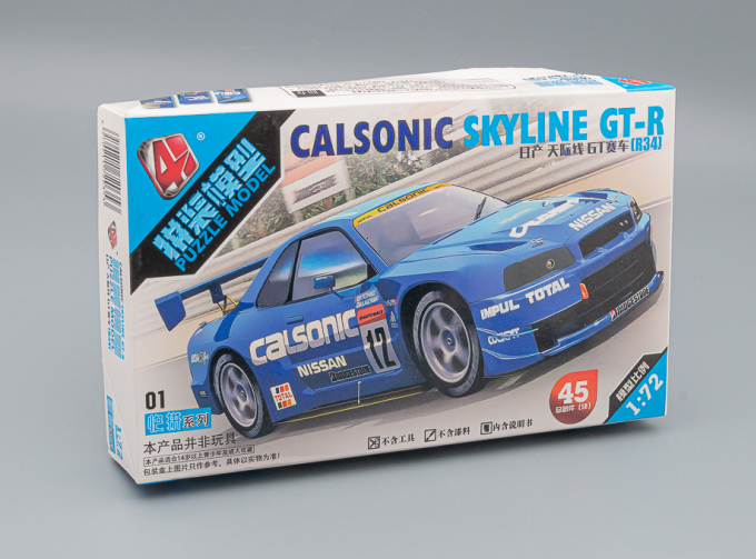 Сборная модель NISSAN Calsonic SkyLine GT-R (R34)