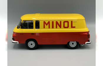 BARKAS B 1000 фургон "Minol" 1965 Yellow/Red