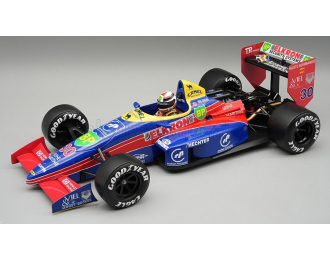 LOLA F1 LC88 FORD Team Larrousse №30 Monaco GP (with pilot figure) Philippe Alliot (1988), blue / red