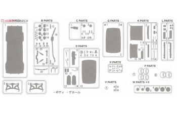 Сборная модель TOYOTA Corona Mark II Grand 4 Door Sedan(X30)
