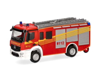 MERCEDES-BENZ Actros S HLF 2000 Fire Department, red / yellow / white