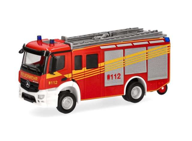 MERCEDES-BENZ Actros S HLF 2000 Fire Department, red / yellow / white