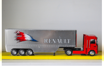 RENAULT Magnum с полуприцепом, красный