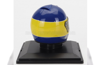 HELMET F1 Casco - Footwork Fa13 N9 Season (1992) Michele Alboreto, Blue Yellow