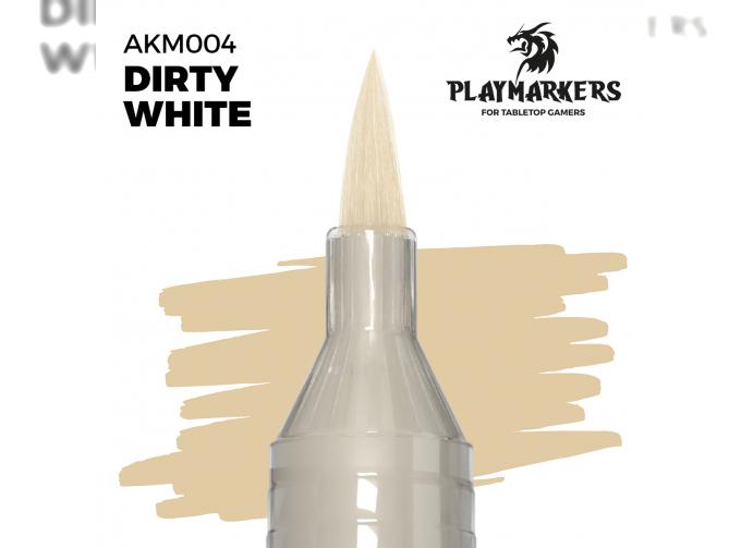 Маркер акриловый PLAYMARKER - Тёмно-серый / DIRTY WHITE – PLAYMARKER