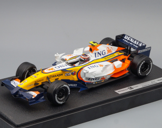 RENAULT F1 Team R27 Heikki Kovalainen, white / yellow / orange / dark blue