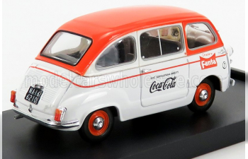 FIAT 600D MULTIPLA FANTA COCA-COLA (1961), WHITE ORANGE