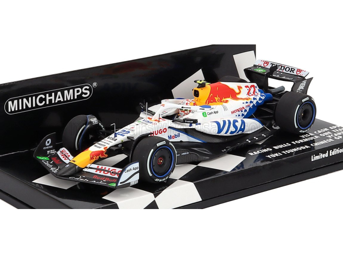 RACING BULLS F1 Vcarb-02 Team Visa Cash App №22 China Gp (2025) Yuki Tsunoda, White Black
