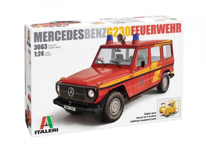 Сборная модель MERCEDES-BENZ G230 Feuerwehr