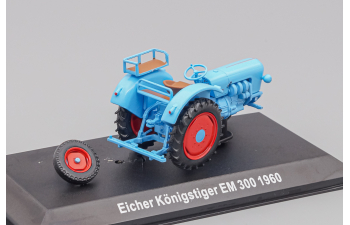 (Уценка!) EICHER Konigstiger Em300 Tractor 1960 - Con Vetrina - With Showcase, light blue