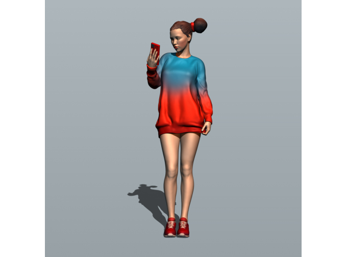 Фигурка 661 Селфи 5, окрашенная