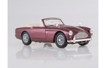 ASTON MARTIN DB 2/4 MK III DHC (1957), metallic-dark red