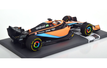 McLAREN F1 Mcl36 Mercedes Team Mclaren N3 Bahrain Gp (2022) Daniel Ricciardo, Orange Light Blue