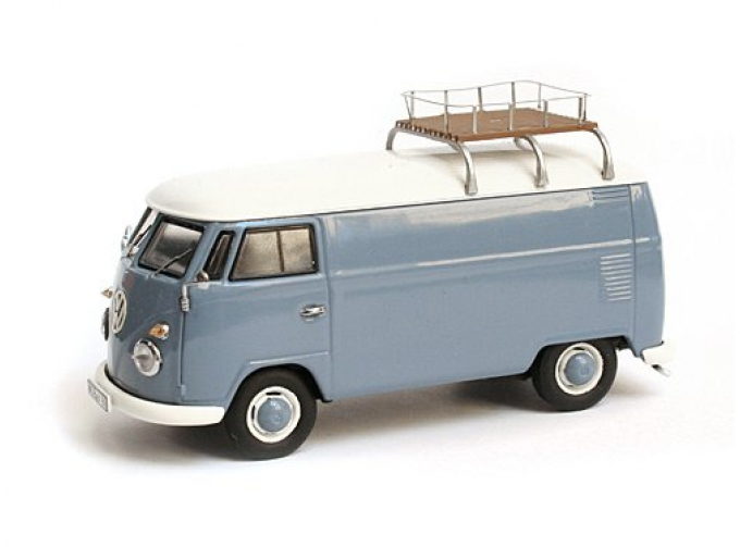 VOLKSWAGEN T1 Box Wagon (фургон с багажником) 1952, синий/белый