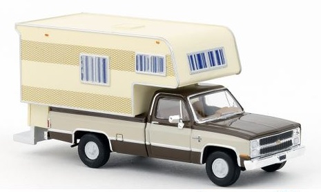 CHEVROLET C 20 Camper (1982), brown/light beige