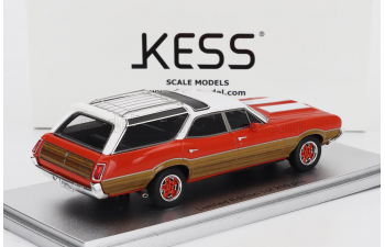 OLDSMOBILE Vista Cruiser 442 Sw Station Wagon (1972), Red White Wood