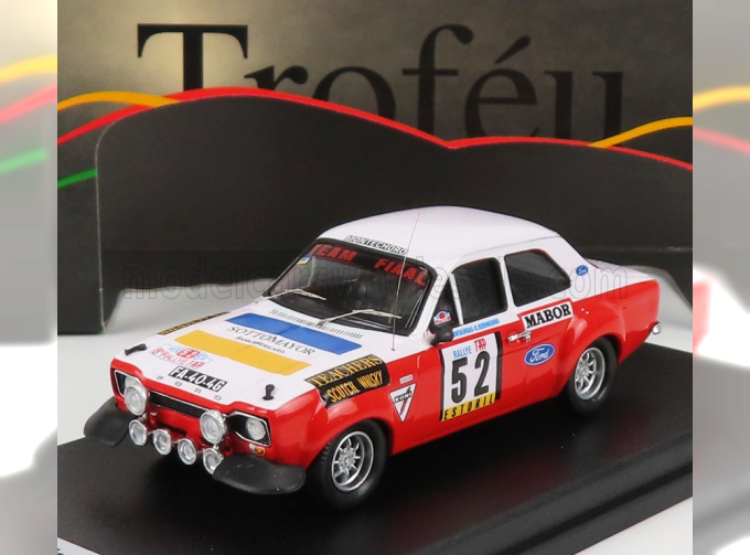 FORD Escort Mki (night Version) №52 Rally Tap (1974) C.fontainhas - R.seromenho, White Red