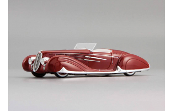 DELAHAYE Type 165 Cabriolet (1939), red