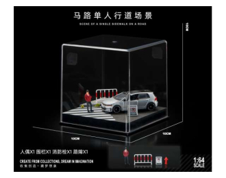 Street 16 with figure and accessory, various