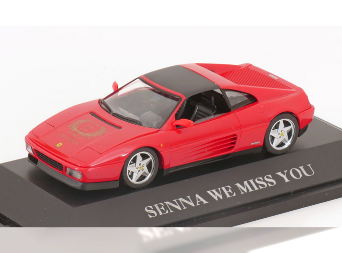 FERRARI 348 TS Senna We Miss You, red