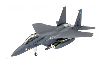 Сборная модель Американский истребитель-бомбардировщик McDonnell Douglas F-15E Strike Eagle с бомбами