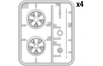 Сборная модель Аксессуары T-62 WHEELS SET