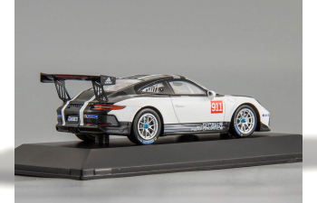 PORSCHE 911 (991) GT3 Cup #911 Porsche Sports Cup (2017), white / black / grey / red