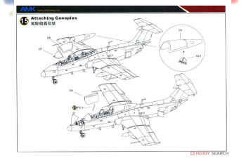 Сборная модель Самолёт L-29 Delfin