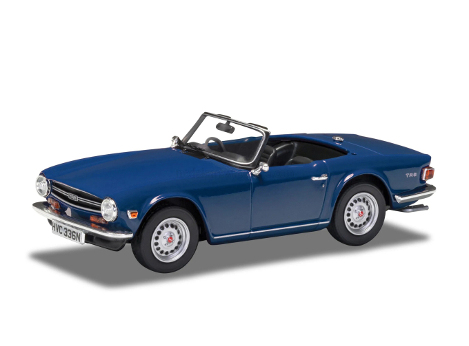 TRIUMPH TR6 Spider open (1969), french blue