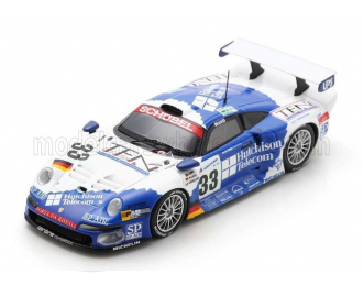 PORSCHE 911 Gt1 3.2l Turbo Team Schubel Engineering №33 5th 24h Le Mans (1997) Patrice Goueslard - Pedro Lamy - Armin Hahne, White Blue