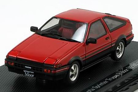 TOYOTA AE86 Sprinter Trueno, red