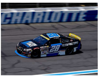 Chevrolet #28 Brenden *Butterbean* Queen *Folsom Fence Supply*, blue/white/yellow 2025