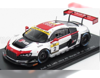 AUDI R8 Lms Ultra №2 Gt Cup Macau Gp (2014) L.Vanthoor, White Red Black