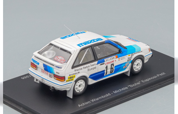 MAZDA 323 No 16 Monte Carlo A.Warmbold (1986), white